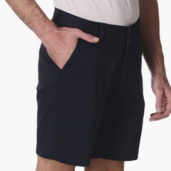 Nautica Men's Classic Fit Flat Front Stretch Solid Chino Deck Short - Picture 3 of 5